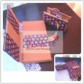 Conjunto carteira e porta moedas em cartonagem